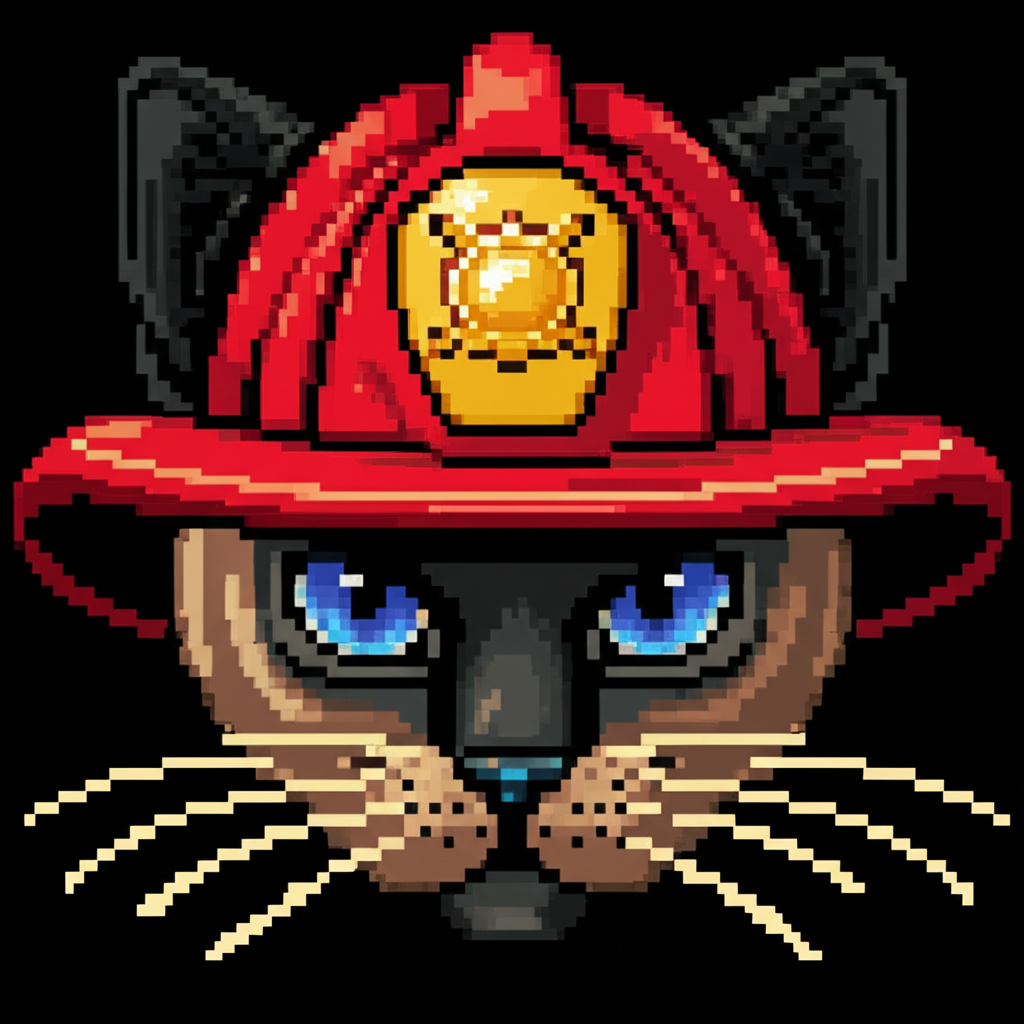 Fire Chief Cat